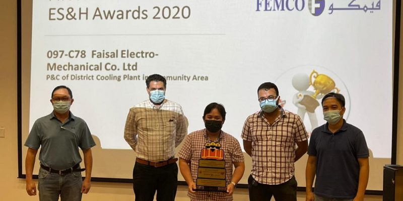 020 – FEMCO Has Been Awarded as First Place for ES&H Excellence – FEMCO ...